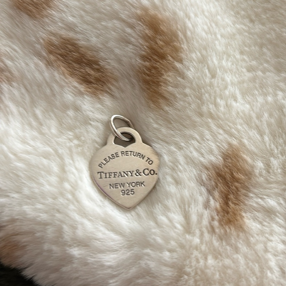Tiffany heart tag pendant